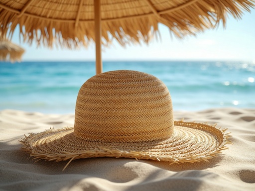 夏のビーチパラソルの下 - 무료 다운로드 가능한 ビーチ