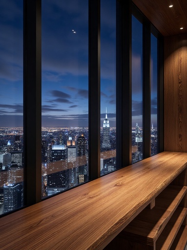 도시 야경 펜트하우스 - 무료 다운로드 가능한 도시 풍경