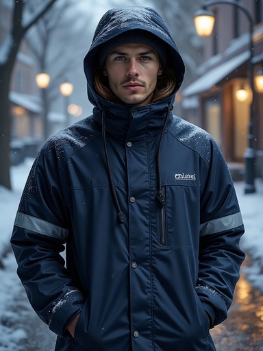 Snowy Winter Street - 무료 다운로드 가능한 Urban Scenery