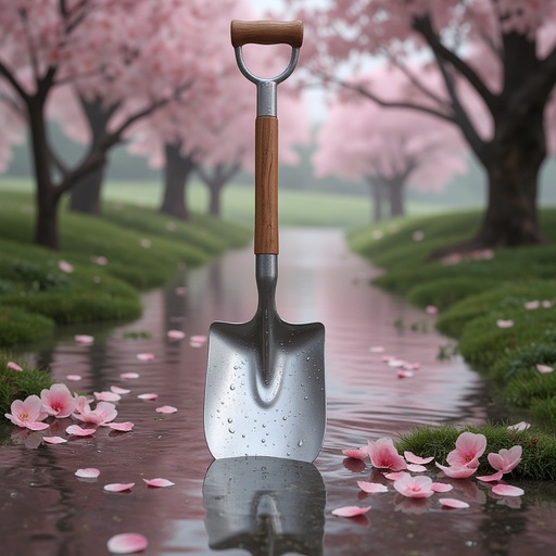 Spring Rain on Cherry Blossom Path - 무료 다운로드 가능한 Natural Scenery