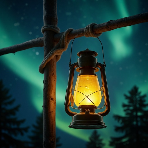 오로라가 비치는 밤하늘 - 무료 다운로드 가능한 자연 풍경