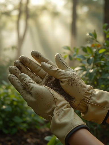 안개 낀 새벽 정원 - 무료 다운로드 가능한 자연