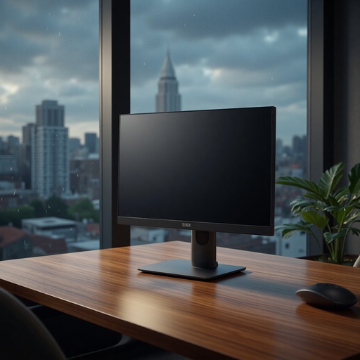 Rainy Window and Blurred Cityscape - 무료 다운로드 가능한 Interior and Cityscape