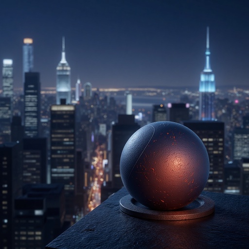 Vibrant City Skyline at Night - 무료 다운로드 가능한 City Nightscape