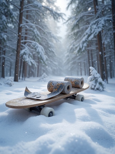 Snow-Covered Winter Forest - 무료 다운로드 가능한 Nature