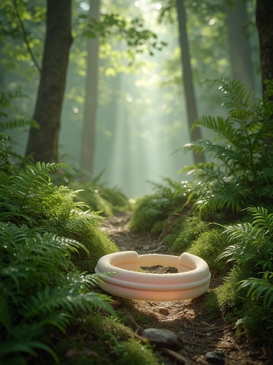 Forest Pathway with Early Morning Dew - 무료 다운로드 가능한 Natural Landscape