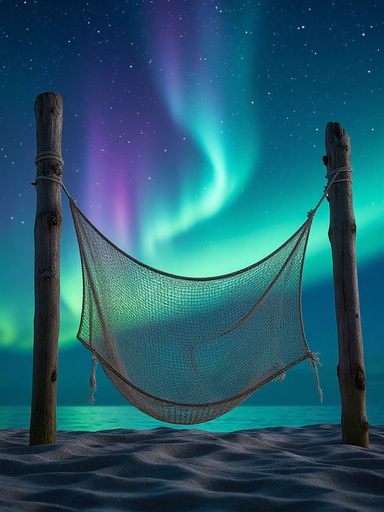 Aurora-Lit Beach - 무료 다운로드 가능한 Nature