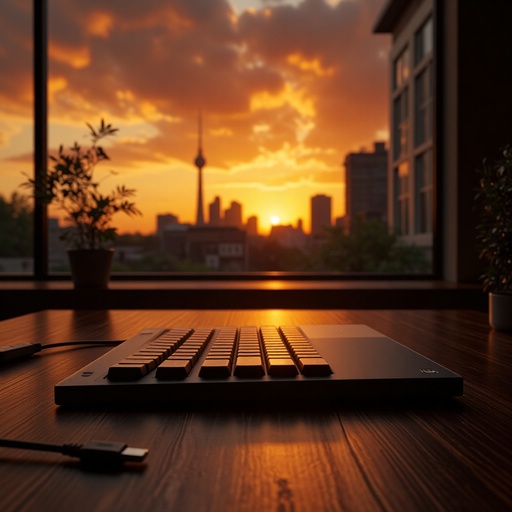 Sunset-lit Desk - 무료 다운로드 가능한 Indoor