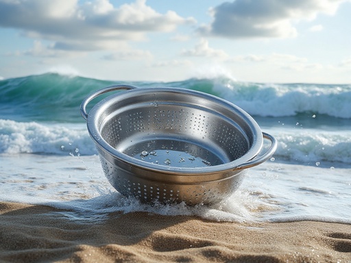 Dramatic Ocean Waves and Wet Sand - 무료 다운로드 가능한 Nature