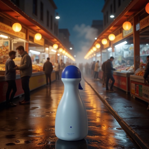 活気あるナイトマーケットの通り - 무료 다운로드 가능한 都市の風景