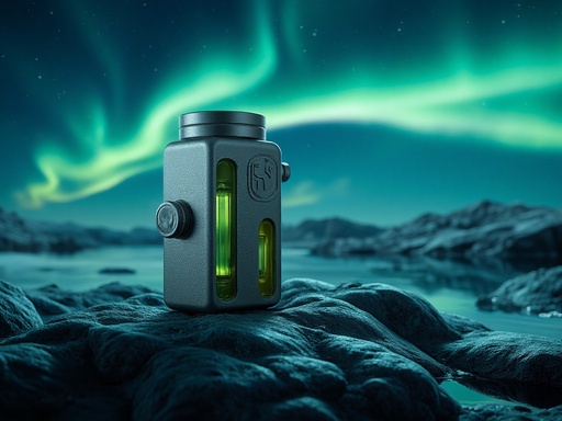 オーロラに照らされた夜空 - 무료 다운로드 가능한 自然の風景