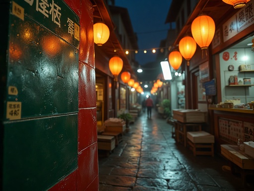 Nighttime Street Market - 무료 다운로드 가능한 Urban Environment