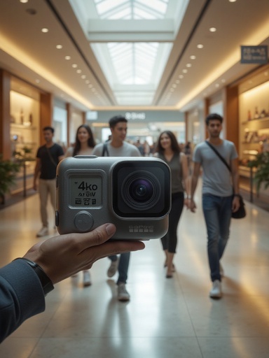 賑やかなショッピングモールの内部 - 무료 다운로드 가능한 インテリア