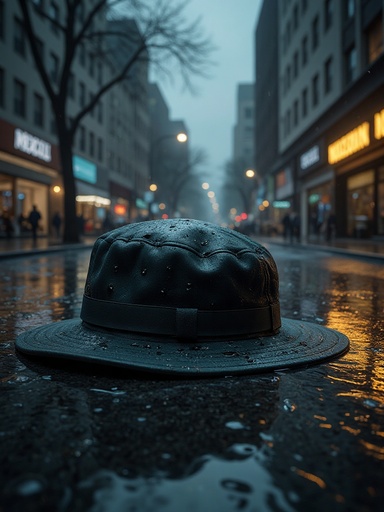 Rainy City Street - 무료 다운로드 가능한 Urban Environment