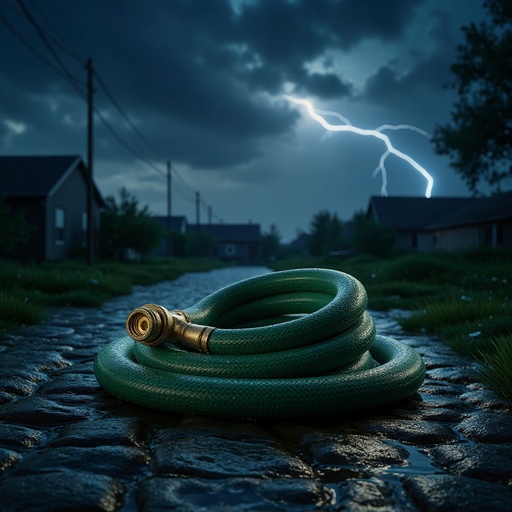 Lightning and Rainy Night Cobblestone Path - 무료 다운로드 가능한 Natural Scenery