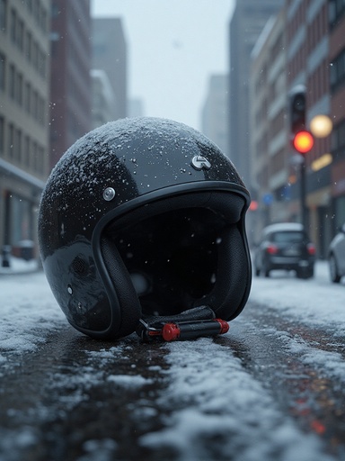 겨울 거리의 눈 내림 - 무료 다운로드 가능한 겨울 풍경