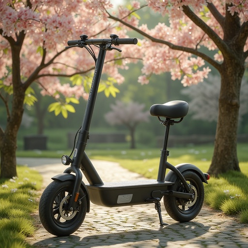 春の花と日差しが差し込む石畳の道 - 무료 다운로드 가능한 自然の風景