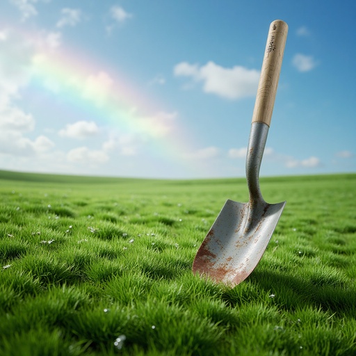 Green Lawn with Rainbow - 무료 다운로드 가능한 Nature