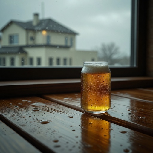 Rain-soaked Window and Wooden Table - 무료 다운로드 가능한 Indoor