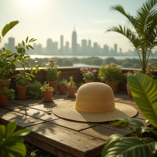 Urban Rooftop Garden - 무료 다운로드 가능한 Nature and Urban
