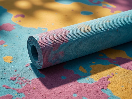 Abstract Color-Splashed Ground - 무료 다운로드 가능한 Abstract Background