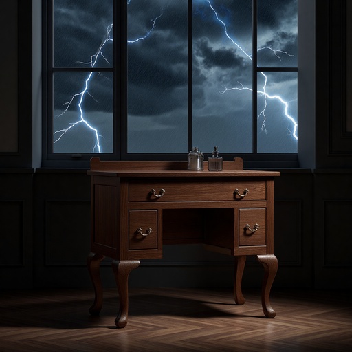 嵐の夜の窓 - 무료 다운로드 가능한 インテリア
