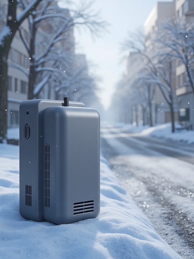 Snow-Dusted City Street - 무료 다운로드 가능한 Urban Background