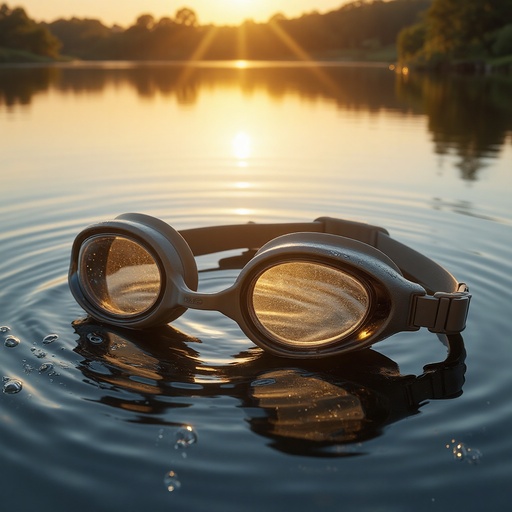 Golden Sunset Over a Placid Lake - 무료 다운로드 가능한 Natural Scenery