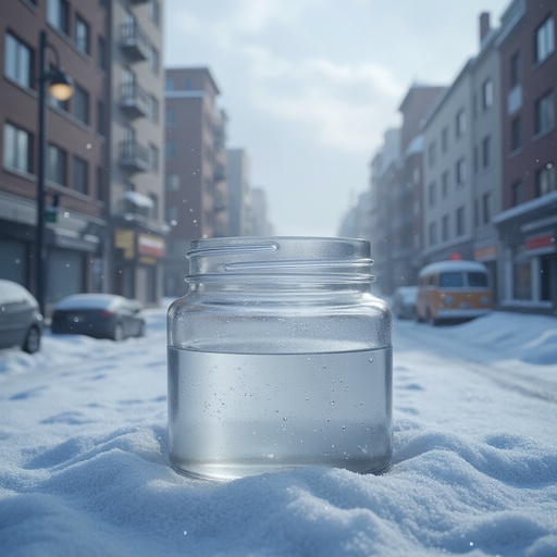 Snowy City Street - 무료 다운로드 가능한 Urban Landscape