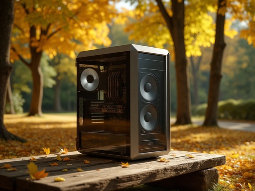 秋の公園ベンチ - 무료 다운로드 가능한 自然