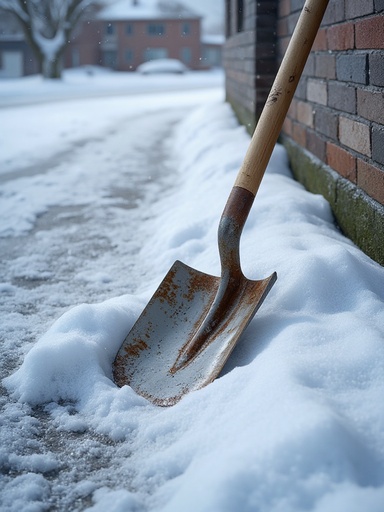 Snow-covered Sidewalk - 무료 다운로드 가능한 Winter Scene