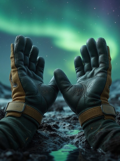 Aurora-lit Night Sky - 무료 다운로드 가능한 Natural Scenery