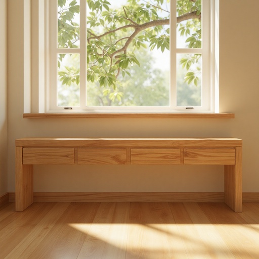 아침 햇살이 드리운 나무 선반 - 무료 다운로드 가능한 인테리어