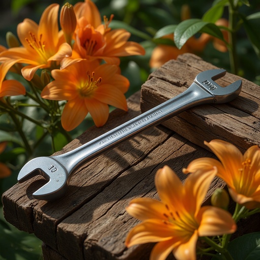 庭の花と木製作業台 - 무료 다운로드 가능한 自然と作業スペース