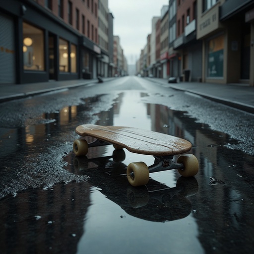 Rain-soaked Urban Street - 무료 다운로드 가능한 Urban Background