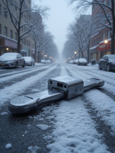 Winter Snow-Covered Street - 무료 다운로드 가능한 Urban Landscape
