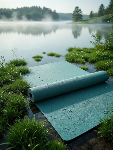 안개 낀 아침 호수 - 무료 다운로드 가능한 자연 배경