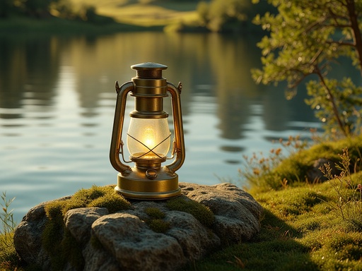 Serene Lake with Golden Sunset - 무료 다운로드 가능한 Natural Landscape