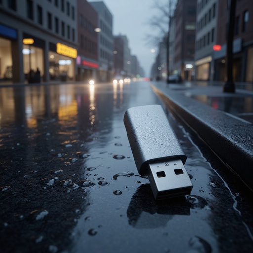 Rainy City Street - 무료 다운로드 가능한 City Background