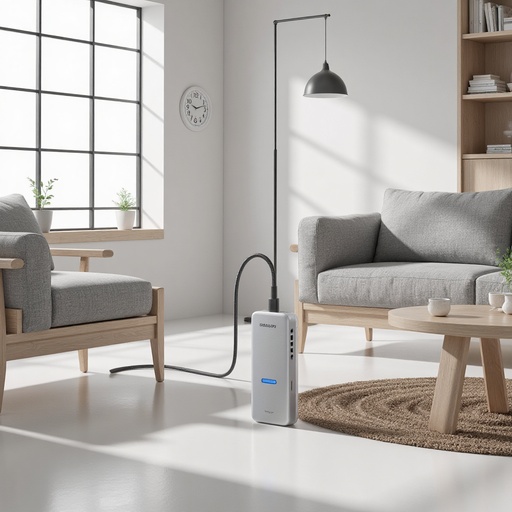 Scandinavian-Style Living Room - 무료 다운로드 가능한 Interior