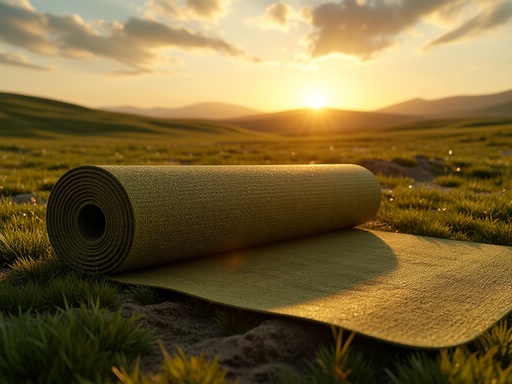 황금빛 노을의 잔디밭 - 무료 다운로드 가능한 자연