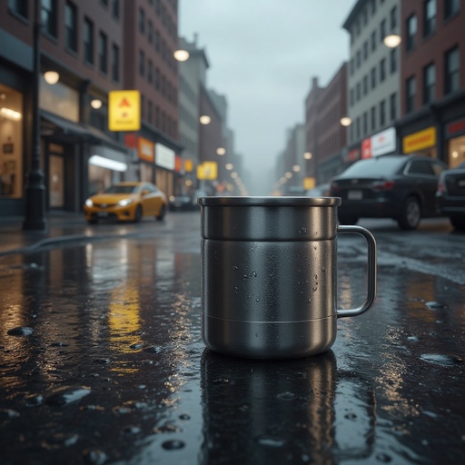 雨の都市の通り - 무료 다운로드 가능한 都市風景