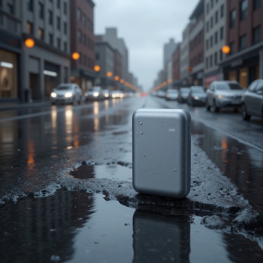 비에 젖은 도시 거리 - 무료 다운로드 가능한 도시