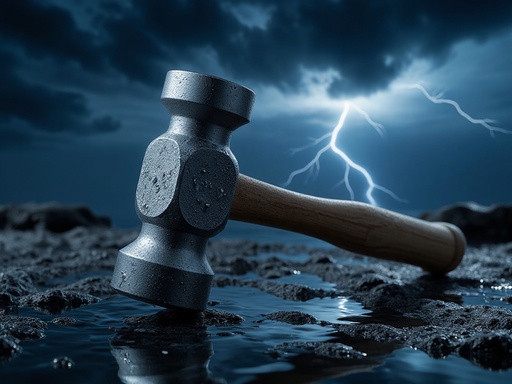 밤하늘과 번개 - 무료 다운로드 가능한 자연