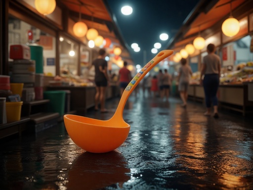 ナイトマーケットストリート - 무료 다운로드 가능한 都市の通り