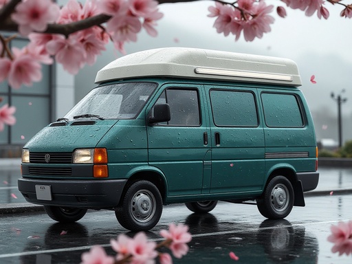 桜のある春の雨の風景 - 무료 다운로드 가능한 自然の風景