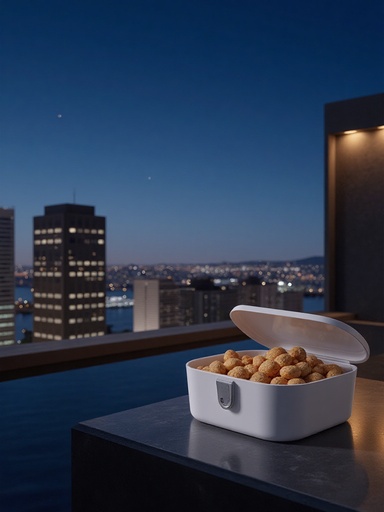 도시 야경 루프탑 테라스 - 무료 다운로드 가능한 도시