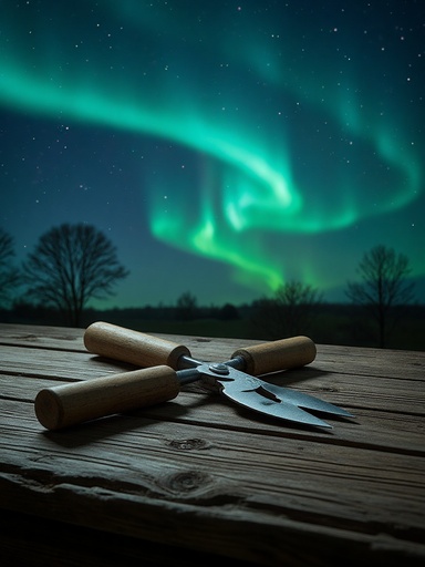 Aurora-lit Night Sky - 무료 다운로드 가능한 Natural Scenery