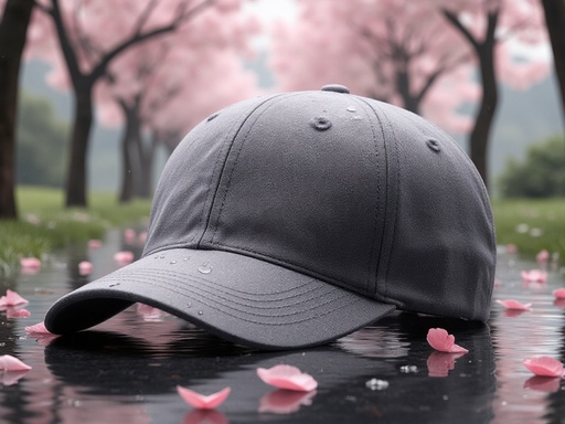 Spring Rain-Soaked Cherry Blossom Path - 무료 다운로드 가능한 Nature