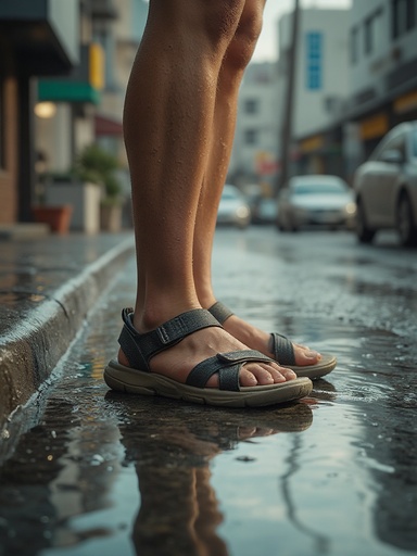 雨に濡れた都市の通り - 무료 다운로드 가능한 都市